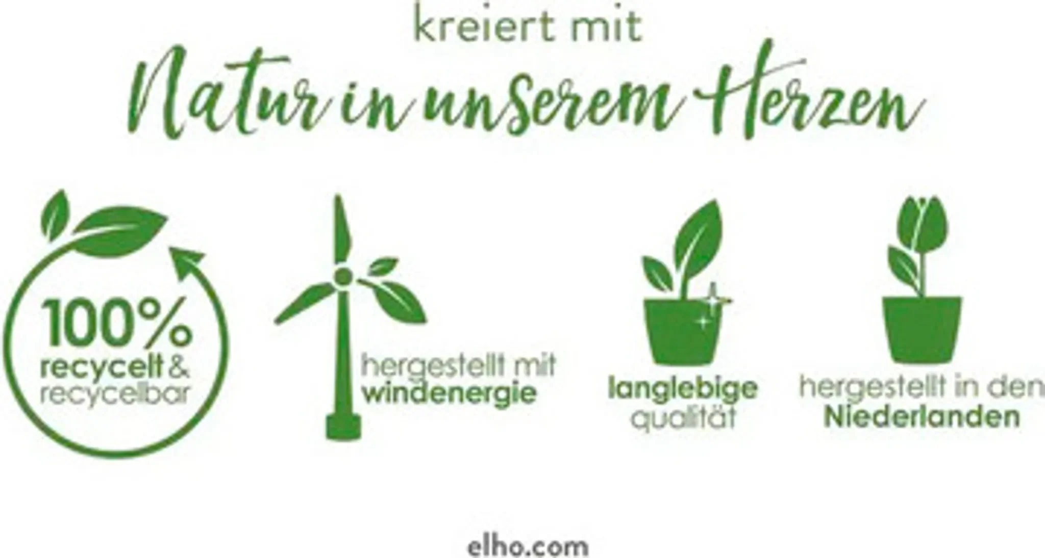 elho green basics Anzuchttopf Ø 21 cm – Farbe Baumwolle